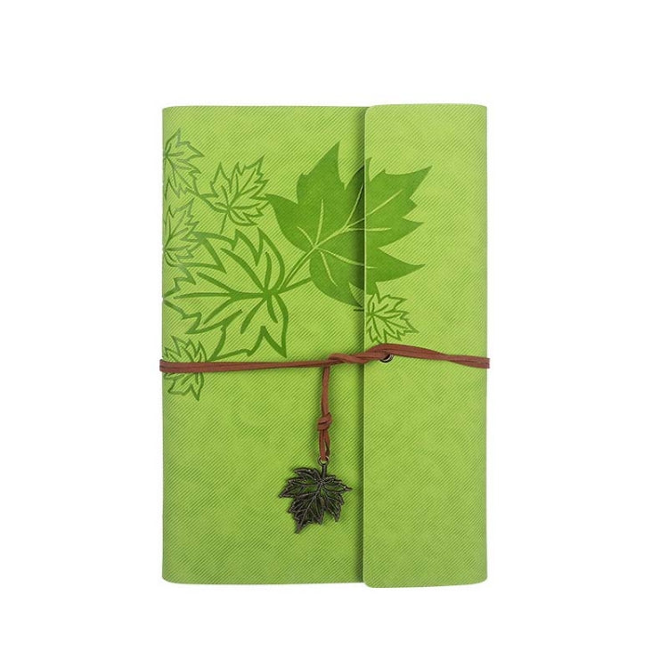 PU Maple Retro Straps Handbook Loose-leaf Notebook