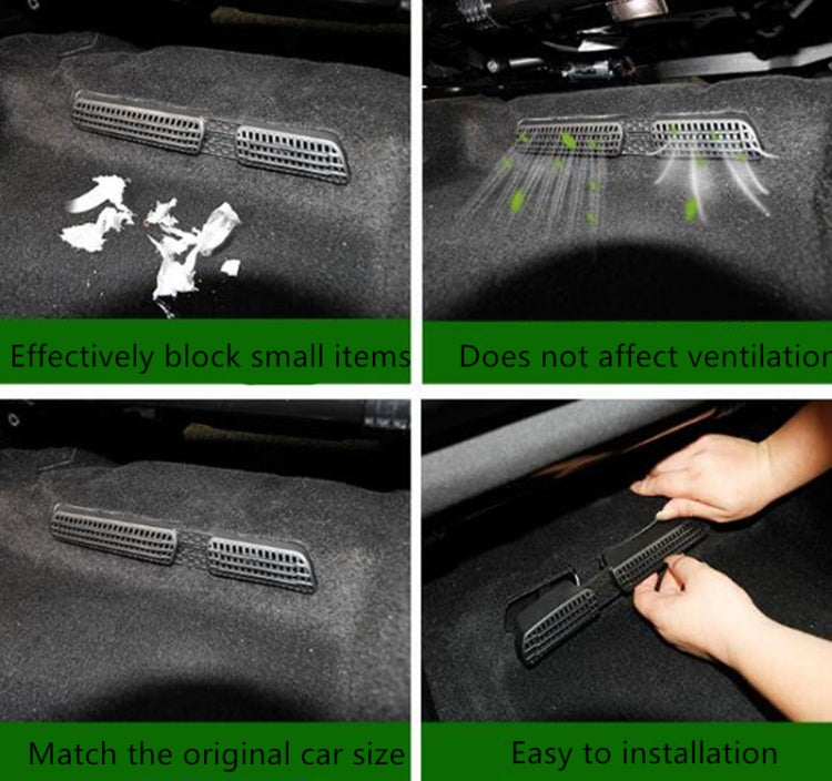 2 PCS Car Air Exhaust Cover Seat  Air Outlet Protection Cover for Skoda