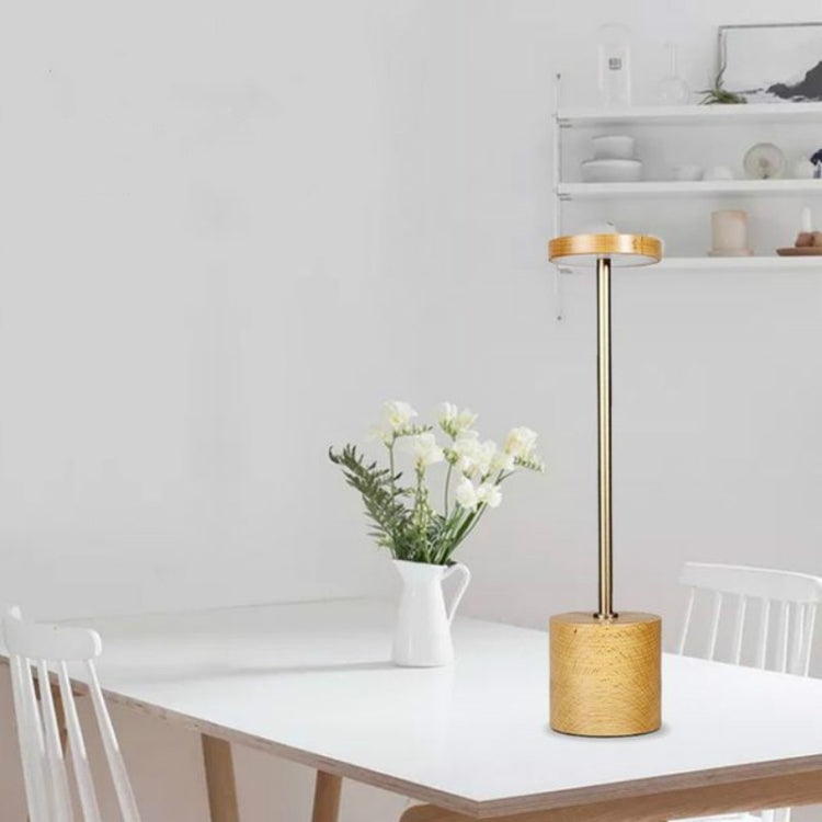 Creative USB Rechargeable Solid Wood Hotel Desk Light LED Children Student Dormitory Eye Protection Reading Learning Lamp