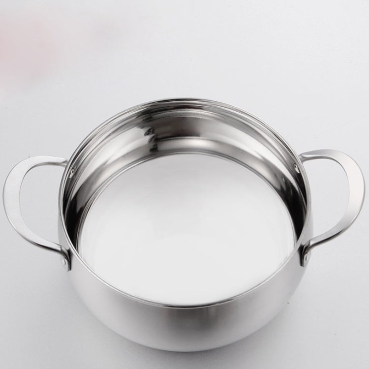 Si Gang 24CM Stainless Steel Drum-shaped Large-capacity Extra Thick Soup Pot