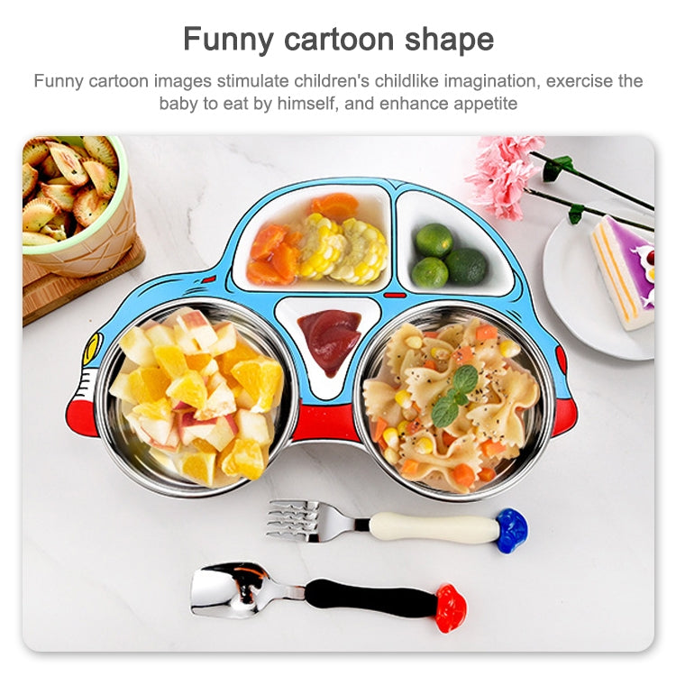 304 Stainless Steel Children Car Dinner Plate