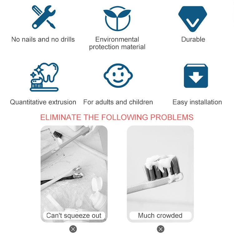 Automatic Toothpaste Squeezing Wall-mounted Toothpaste Rack