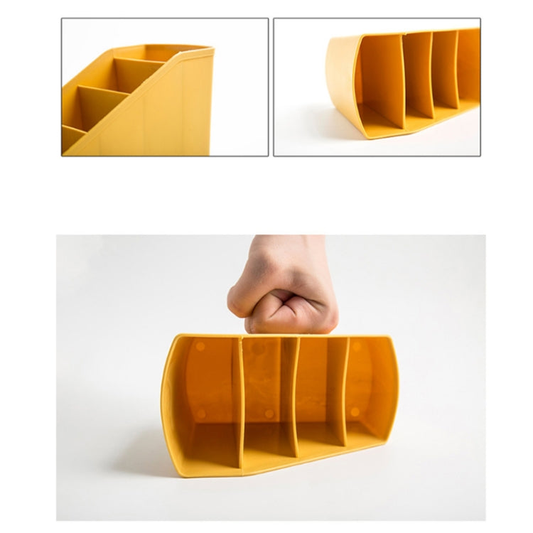 Home Office Plastic Storage Box Desktop Student Stationery Rack Cosmetic Box