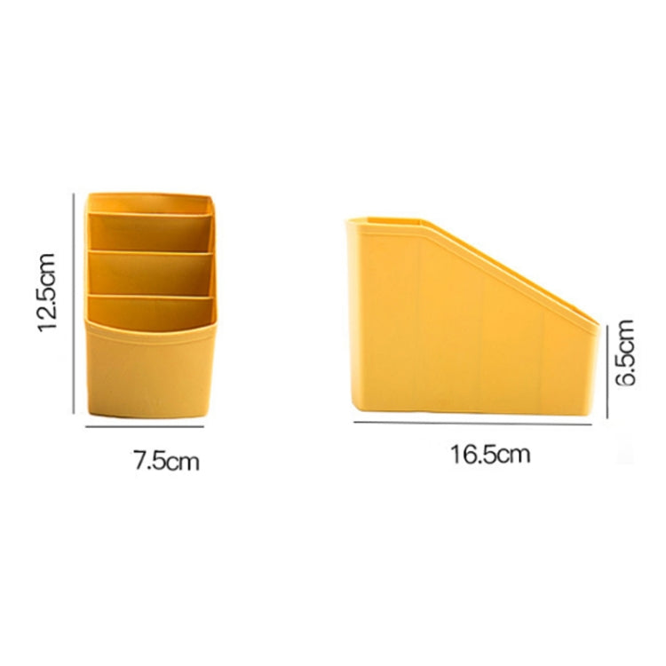 Home Office Plastic Storage Box Desktop Student Stationery Rack Cosmetic Box