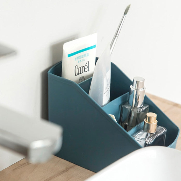 Home Office Plastic Storage Box Desktop Student Stationery Rack Cosmetic Box