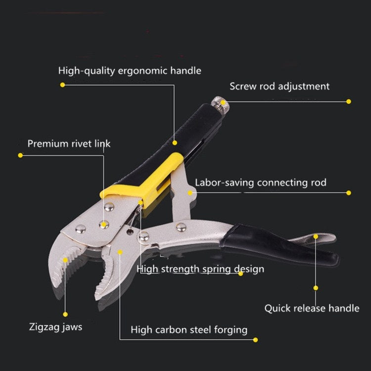 Multifunctional Universal Vigorous Pressure Pliers Manual Clamp C-type Pliers