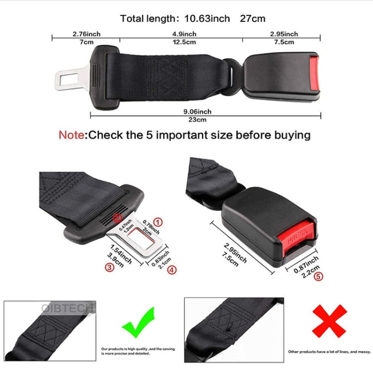 2 PCS Child And Pregnant Woman Car Seat Belt Extender