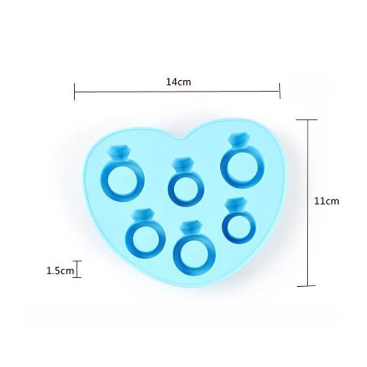 Silicone DIY Creative Ring Ice Mold Ice Box