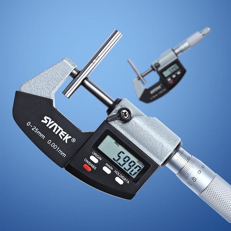 Digital Display Outer Diameter Micrometer 0.001mm High Precision Electronic Spiral Micrometer Thickness Gauge