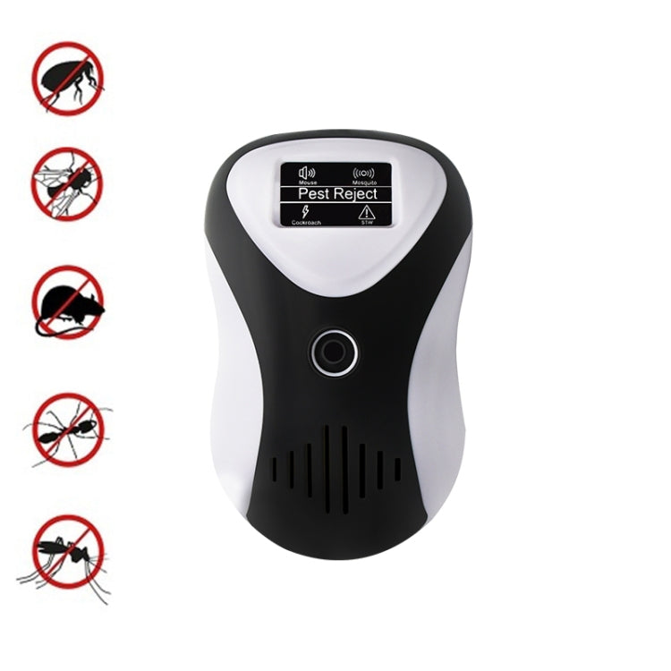 Ultrasonic Multifunctional Mouse Repeller Energy-Saving Silent Insect Repeller, Black White+EU Plug, Black White+UK Plug, Black White+US Plug, Blue Black+UK Plug, Blue White+UK Plug