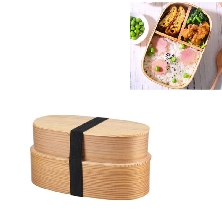 Wood Environmental Protection Tableware Portable Lunch Box Bento Box
