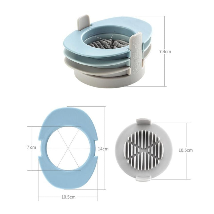 3 in 1 Multifunctional Egg Cutter Half-cut Egg Tool