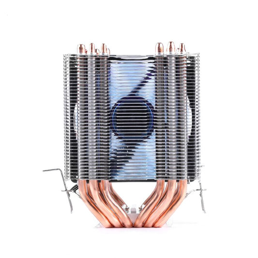 Desktop Computer 6 Copper Tube CPU Radiator Super Quiet, 6 Tube Blue Light 3-pin Single Fan, 6 Tube Blue Light 3-pin Double Fan, 6 Tube PWM Single Fan, 6 Tube PWM Double Fan, 6 Tube Without Light 3-pin Single Fan, 6 Tube Without Light 3-pin Double Fan