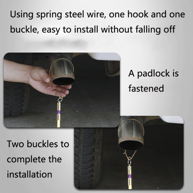 2 PCS P183 Car Anti-Static Elimination Release Device Grounding Strip Car Off-Road Exhaust Pipe Anti-Static Belt, Style: