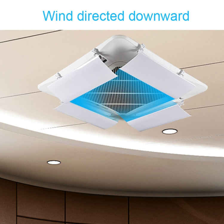 Single Piece Central Air Conditioning Wind Deflector Shield Air-Conditioning Anti Direct Blowing Wind Deflector Board