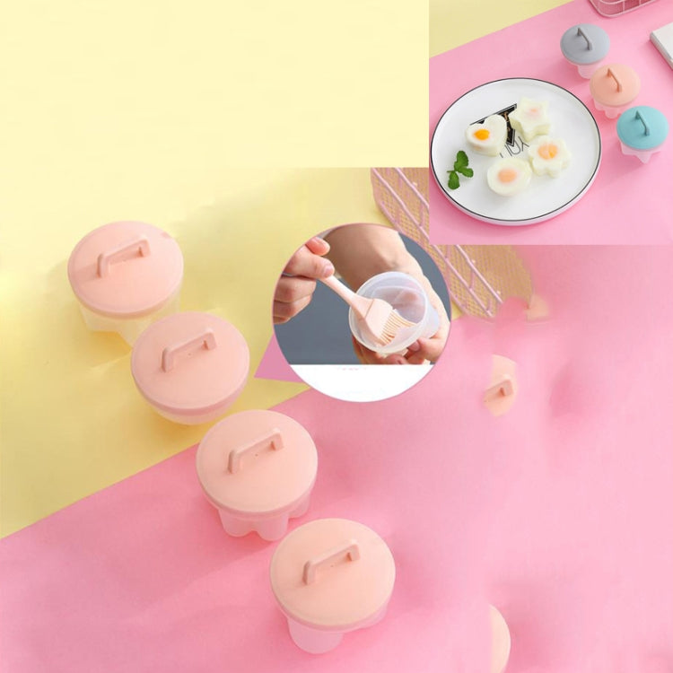 4 in 1 Home Creative Kitchen Steaming Egg Set with Oil Brush