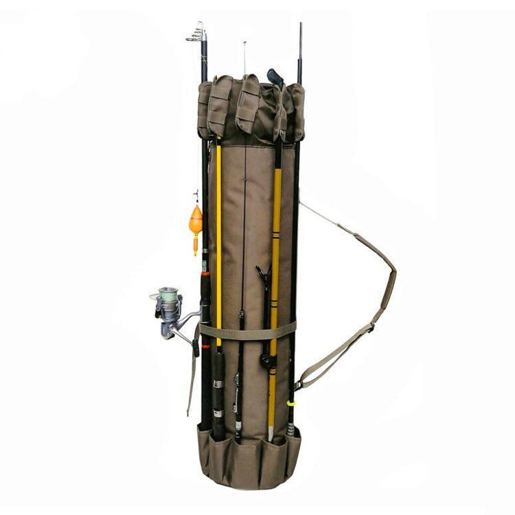 Multifunctional Fishing Rod Bag Fishing Tackle Bag Fishing Supplies，Size: 123x34cm