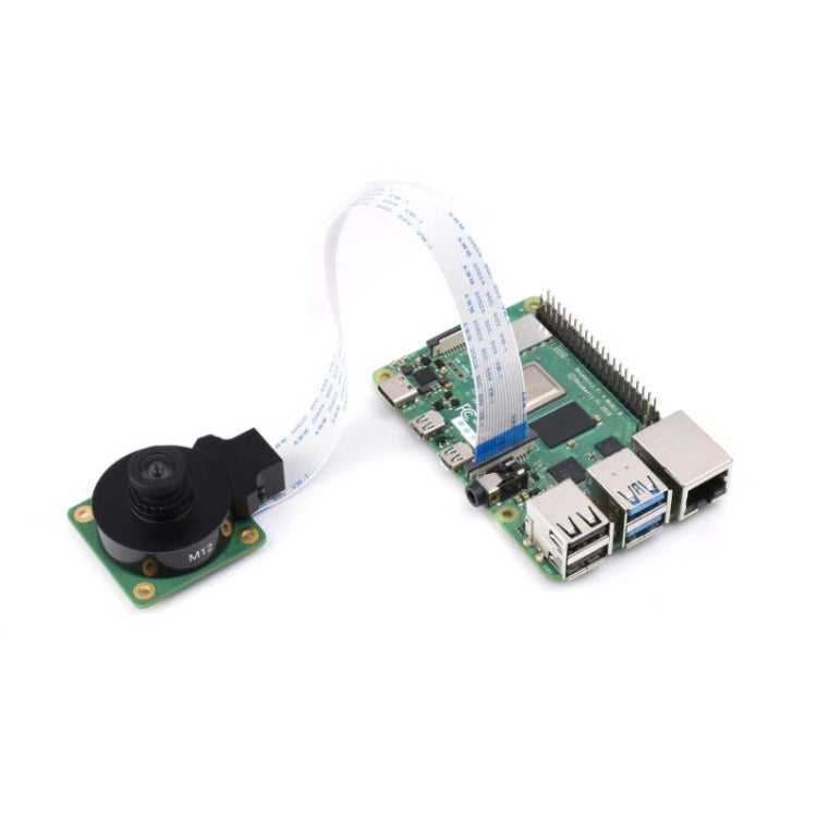 Waveshare WS1053516 High Resolution Lens 16MP, 105 Degree FOV, 3.56mm Focal length, For Raspberry Pi Camera M12 23966