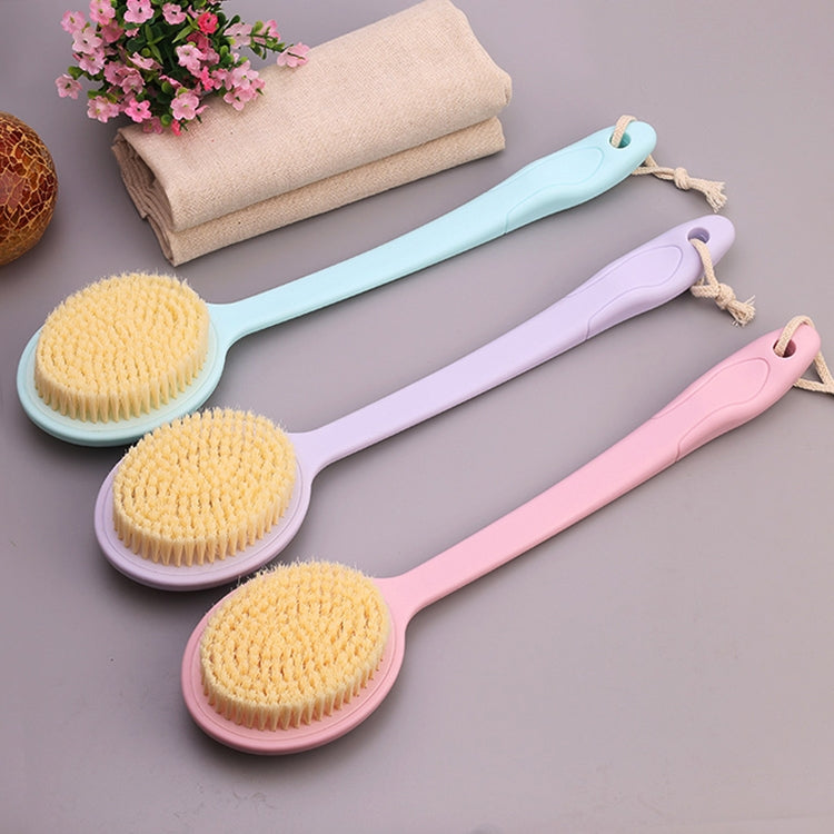2 PCS Back Massage Bath Brush Nylon Brush Head Long Handle Bath Rubbing Brush