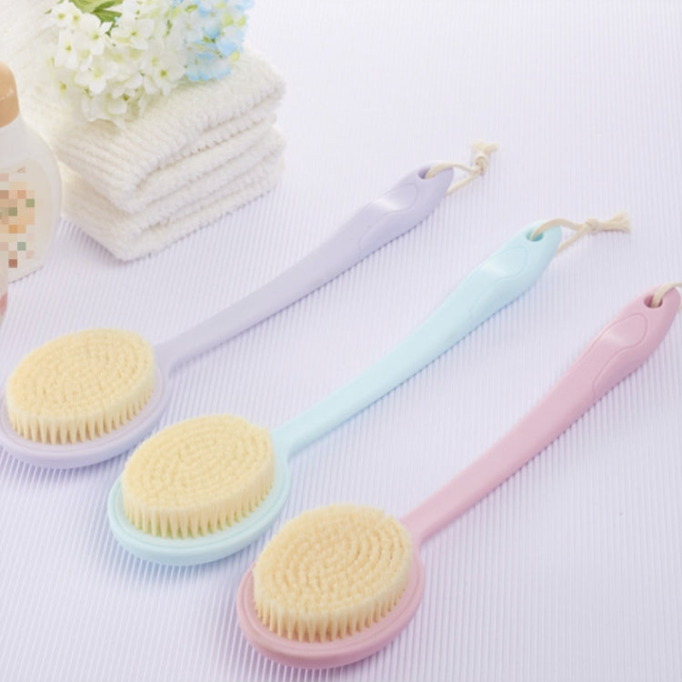 2 PCS Back Massage Bath Brush Nylon Brush Head Long Handle Bath Rubbing Brush