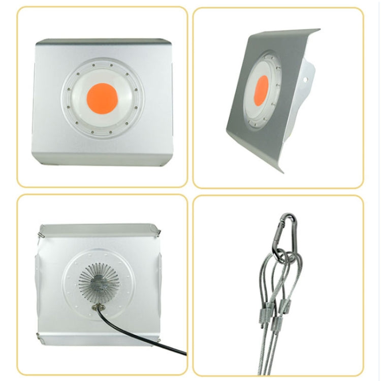 75W Plant Growth Light Ultra-Thin High-Brightness Full-Spectrum COB Indoor Greenhouse Light With Plug