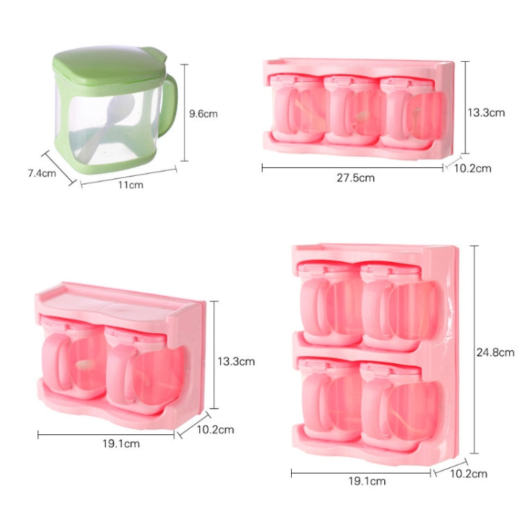 Plastic Seasoning Box Multi-purpose Combination Seasoning Rack Kitchen Supplies