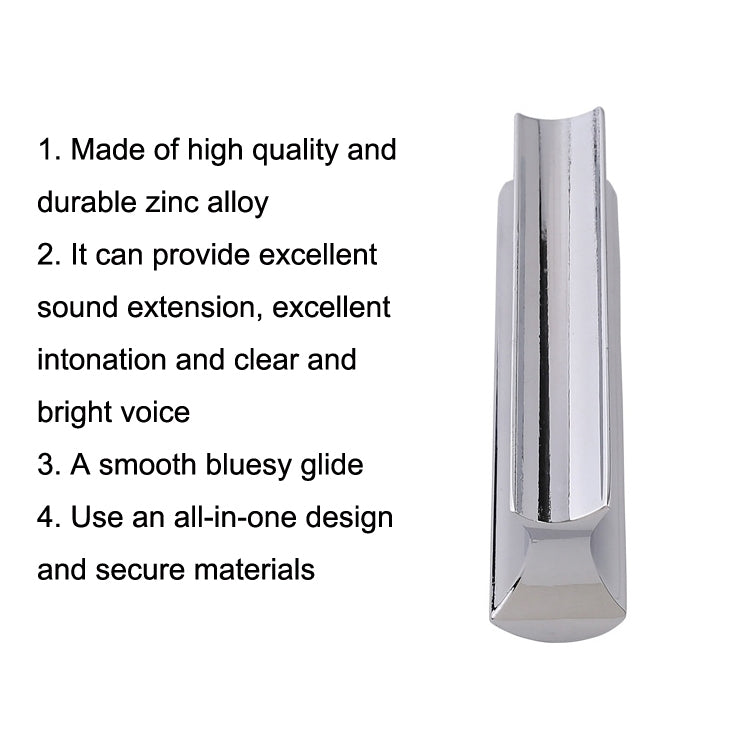 Metal Zinc Alloy Solid Guitar Slider Folk Slide Block