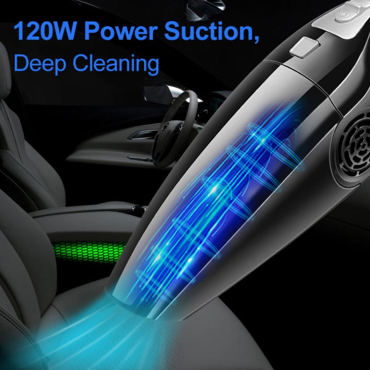 Car Vacuum Cleaner High Power 120W Home Car Dual-use Vacuum Cleaner Powerful Dry and Wet Wired Models Seventh Generation