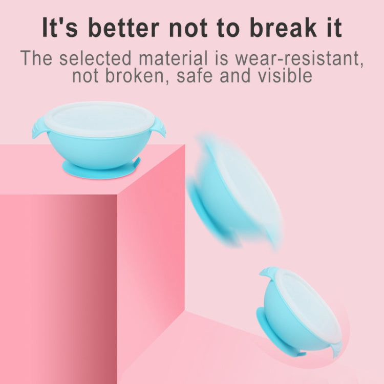 Food Grade Silicone Anti-fall Anti-slip Baby Food Supplement Bowl Suction Cup Bowl