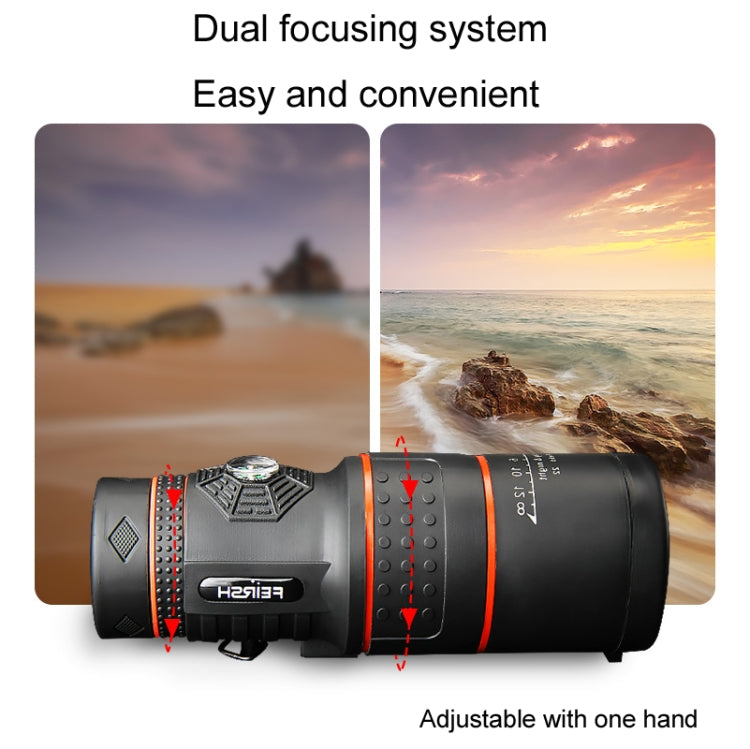 FEIRSH 12x50 High-Definition Low-Light Night Vision Monoculars Concert Mobile Phone Camera Binoculars