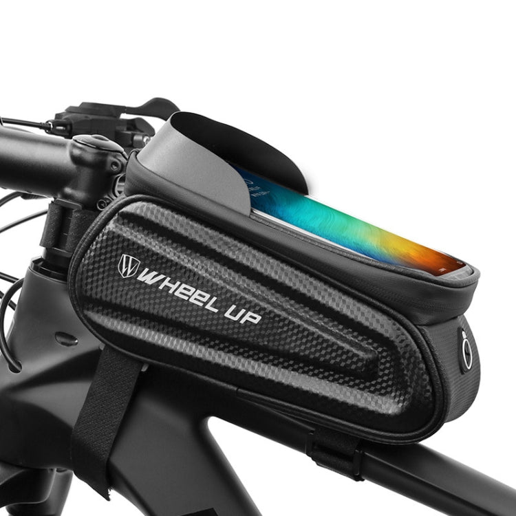 WHEEL UP Hard Shell Bicycle Bag Front Beam Bag Mountain Bike mobile Phone Touch Screen Tube Bag Riding Equipment
