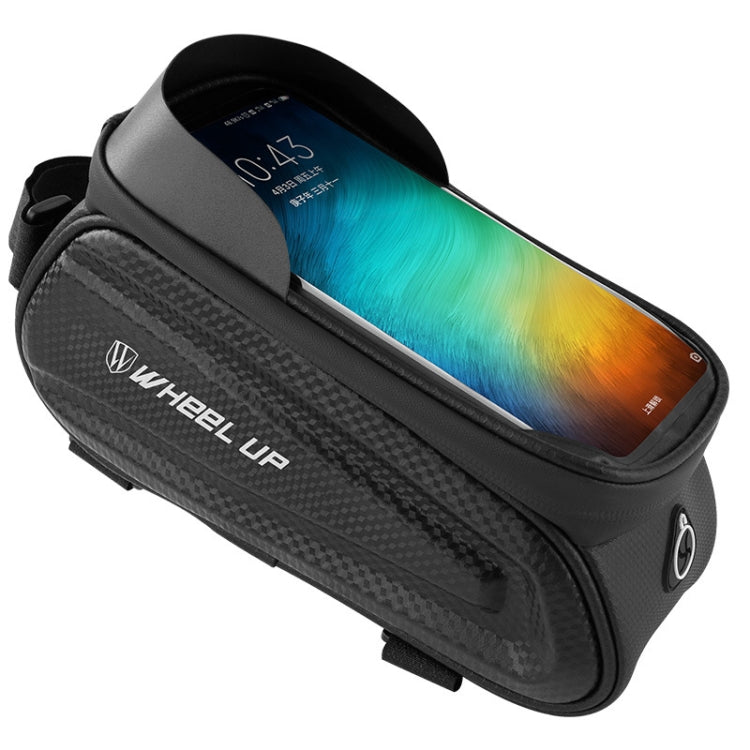 WHEEL UP Hard Shell Bicycle Bag Front Beam Bag Mountain Bike mobile Phone Touch Screen Tube Bag Riding Equipment