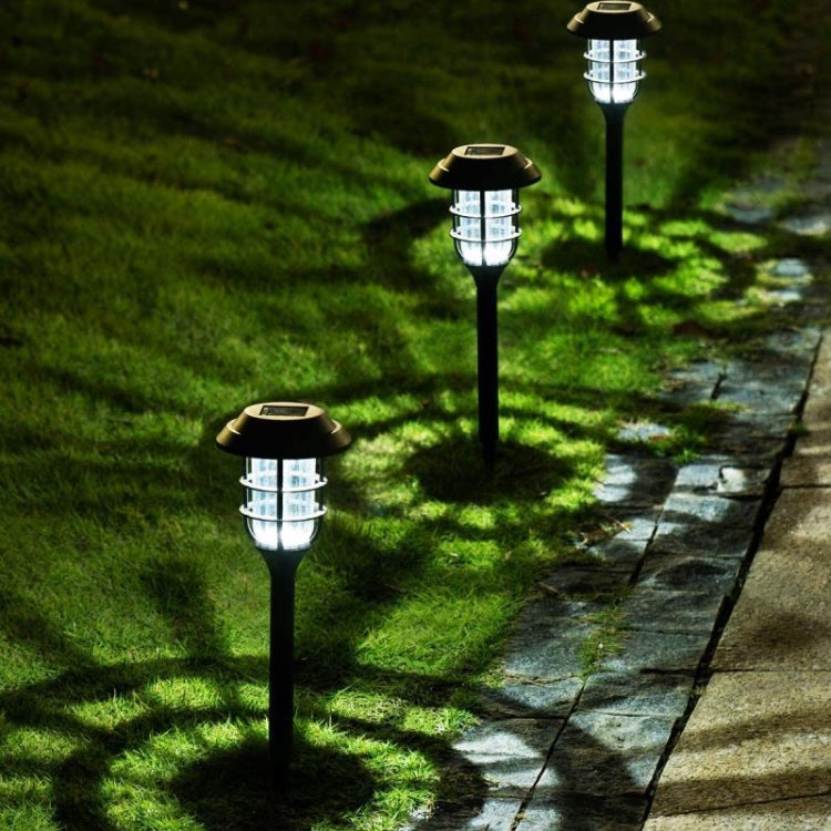 2 PCS Solar Striped Lawn Light LED Outdoor Waterproof Garden Park Landscape Light