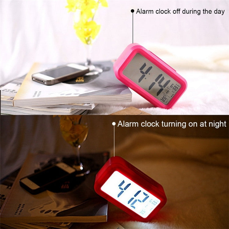 Temperature Type Lazy Snooze Alarm Mute Backlit Electronic Clock