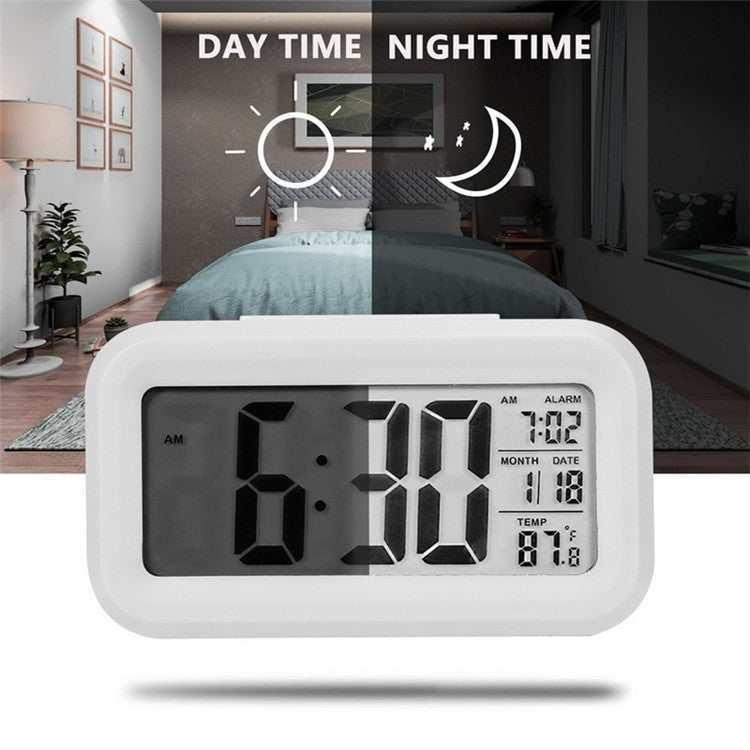 Temperature Type Lazy Snooze Alarm Mute Backlit Electronic Clock