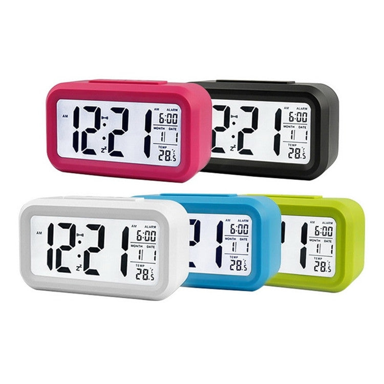 Temperature Type Lazy Snooze Alarm Mute Backlit Electronic Clock