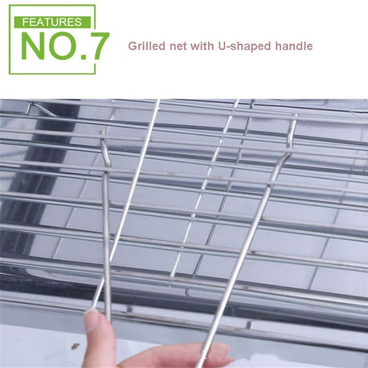 HZ-003 BBQ Grill Outdoor Portable Stainless Steel Stove Household Charcoal Barbecue Rack