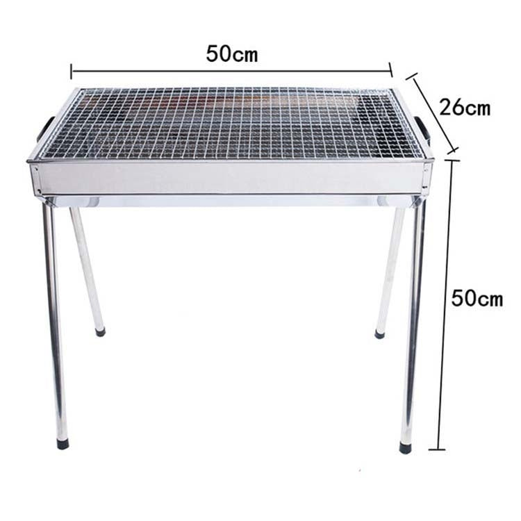 HZ-003 BBQ Grill Outdoor Portable Stainless Steel Stove Household Charcoal Barbecue Rack