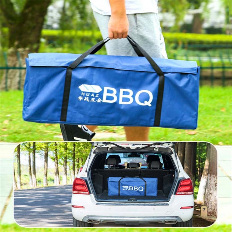 HZ-003 BBQ Grill Outdoor Portable Stainless Steel Stove Household Charcoal Barbecue Rack