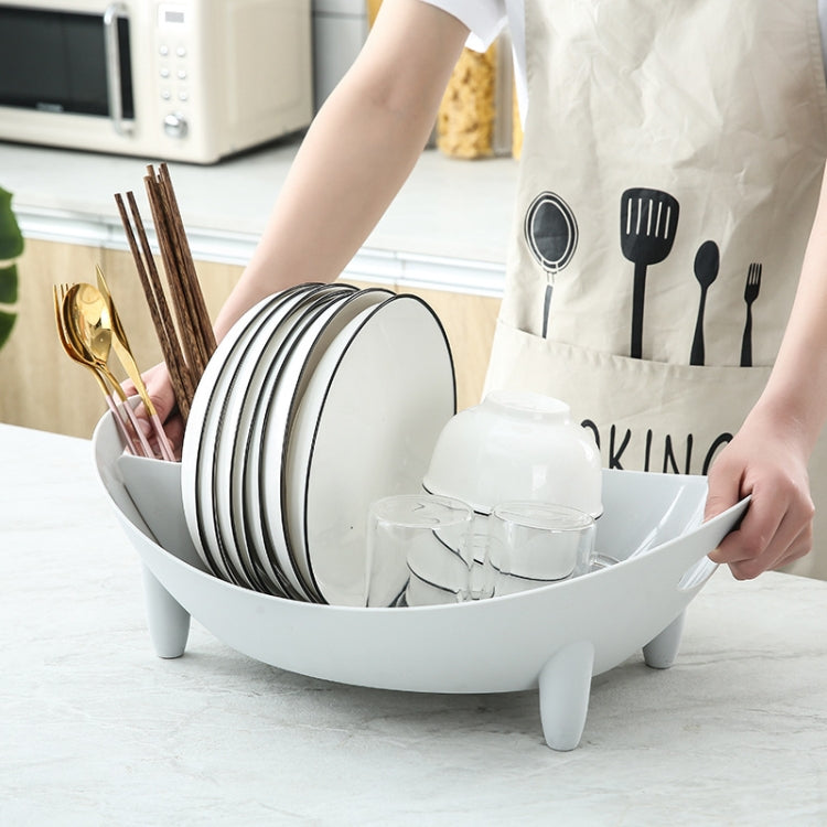 Tableware Storage Drain Dish Rack Multi-function Kitchen Utensil Rack