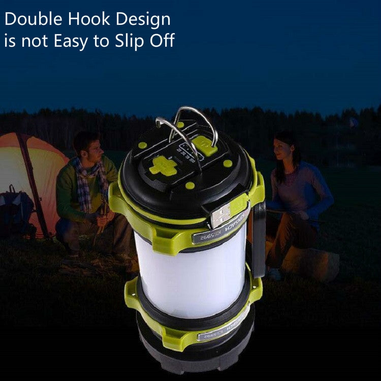 KINSACH Portable LED Searchlight Outdoor Rechargeable Multi-function Flashlight Camping Light
