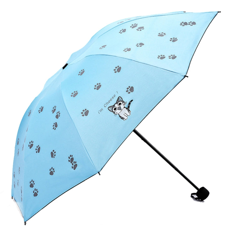 Cartoon Creative Children Umbrella Sunscreen Vinyl Small Fresh Folding Umbrella