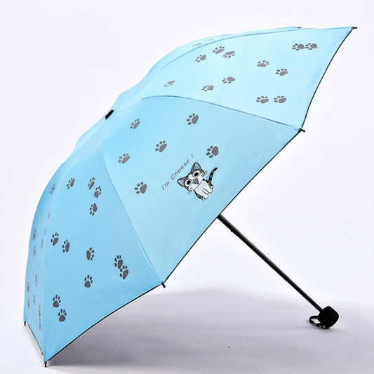 Cartoon Creative Children Umbrella Sunscreen Vinyl Small Fresh Folding Umbrella