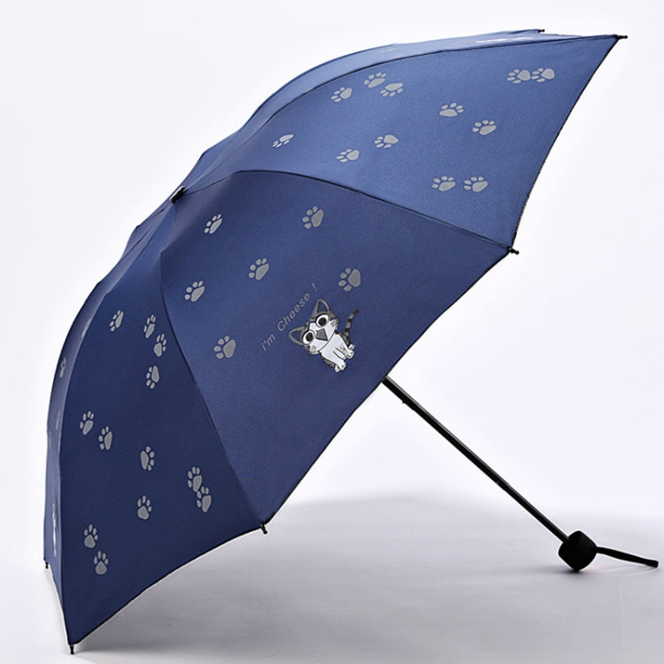 Cartoon Creative Children Umbrella Sunscreen Vinyl Small Fresh Folding Umbrella