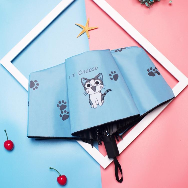 Cartoon Creative Children Umbrella Sunscreen Vinyl Small Fresh Folding Umbrella