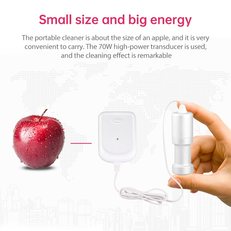 JeKen CE-9600 Household Ultrasonic Cleaner Vegetable Washing Glasses Watch Jewelry Cleaner