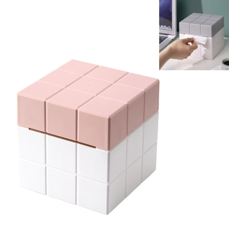 Cube Tissue Box Desktop Storage Box