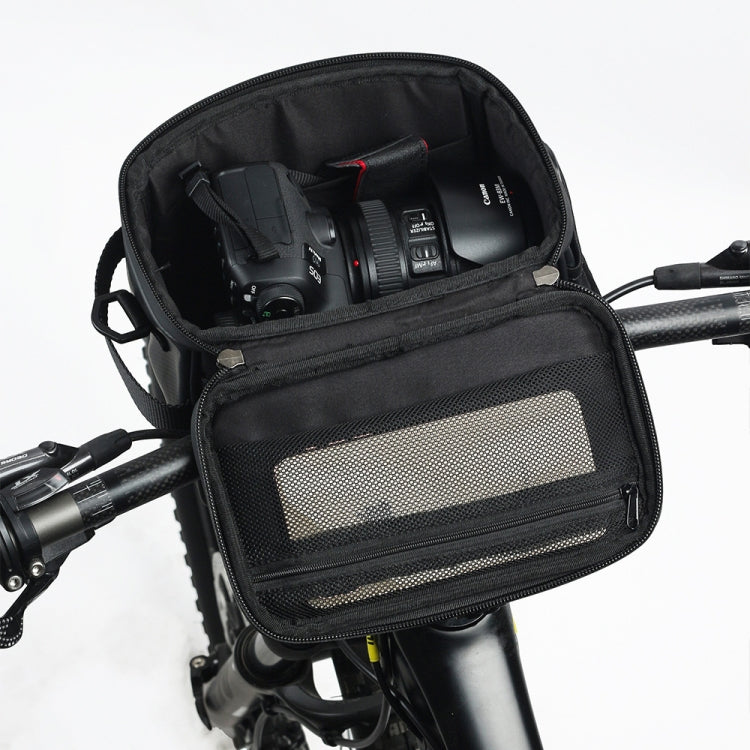 Rhinowalk Bicycle Front Handle Bag Camera Bag Waterproof 7.5 inch Large Touch Screen Navigation Mobile Phone Bag Bicycle Bag