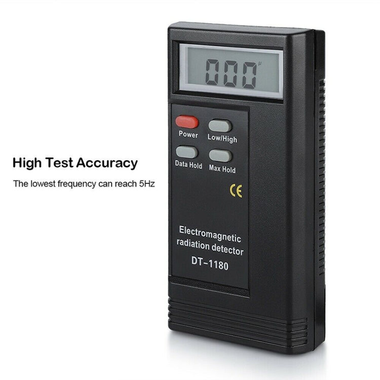 DT-1180 Electromagnetic Radiation Detector Measuring Range 50-1999V/M Electromagnetic Wave Radiation Protection Detector