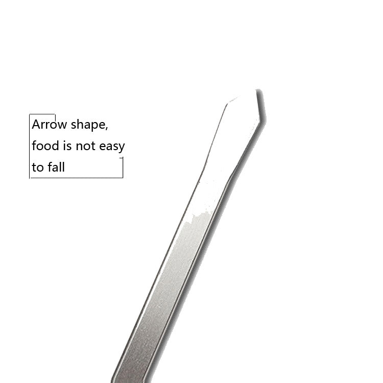 5 PCS Barbecue Pin With Handle BBQ Stainless Steel Grill Skewer Grill Pin With Heat-proof Handle